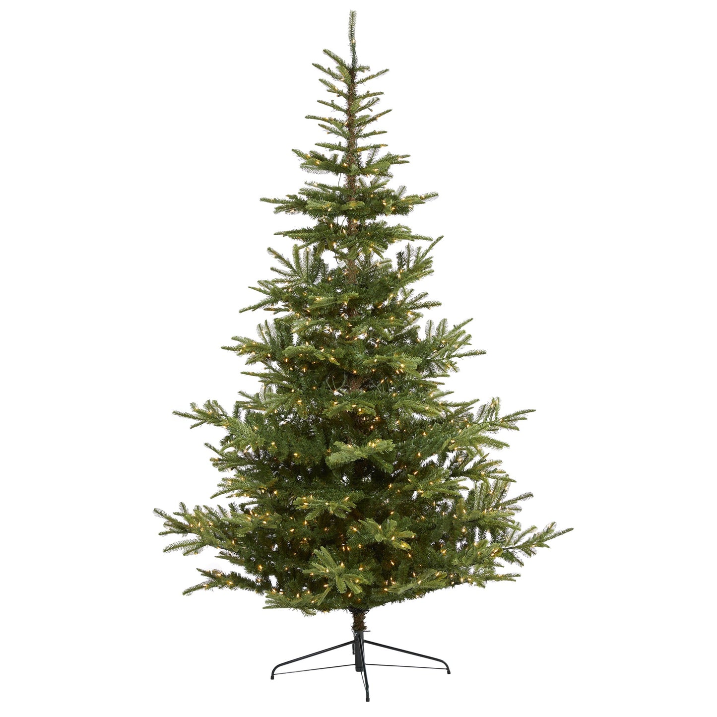 9' Layered Washington Spruce Artificial Christmas Tree w 750 Clear LED Lights