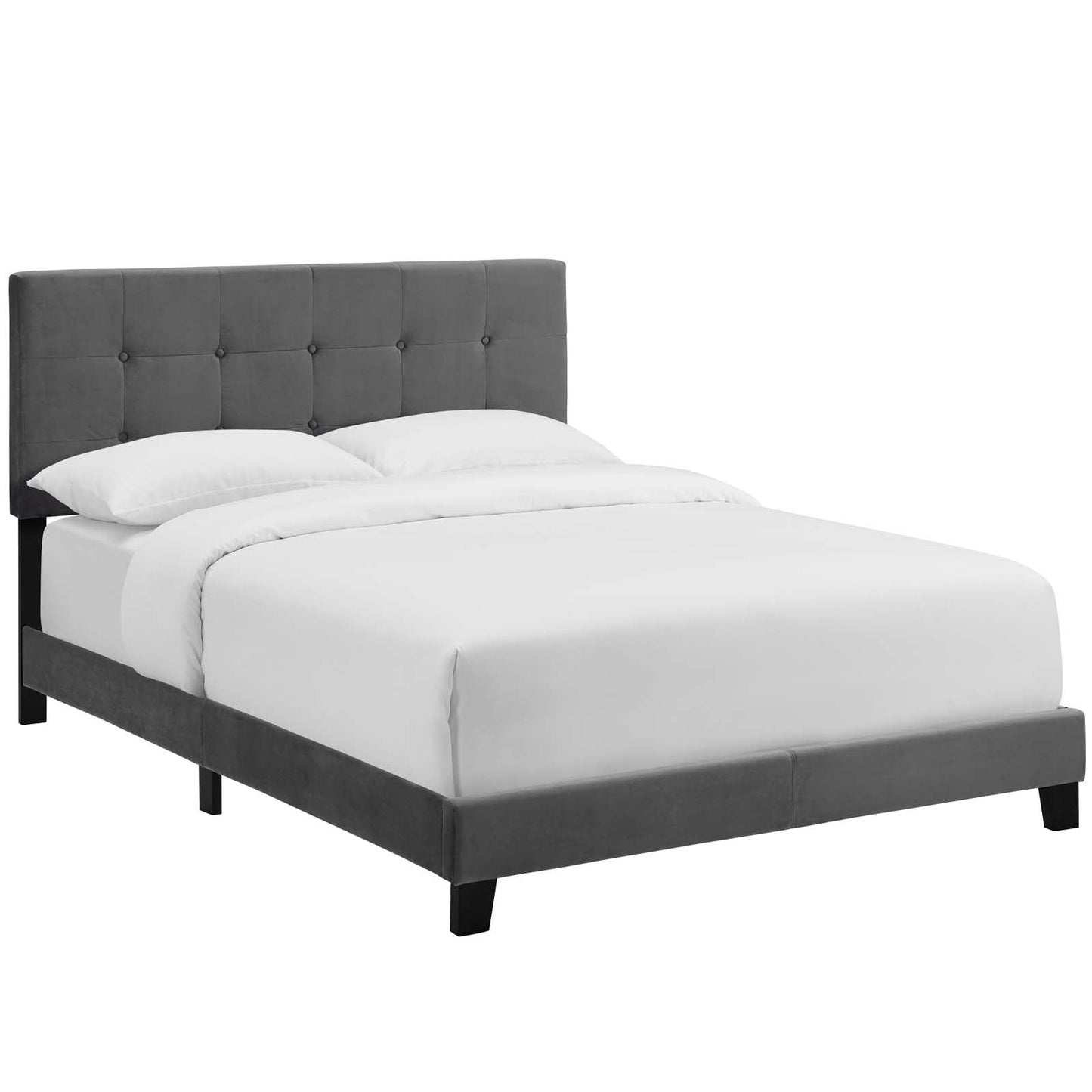 Amira Performance Velvet Twin Bed by Modway