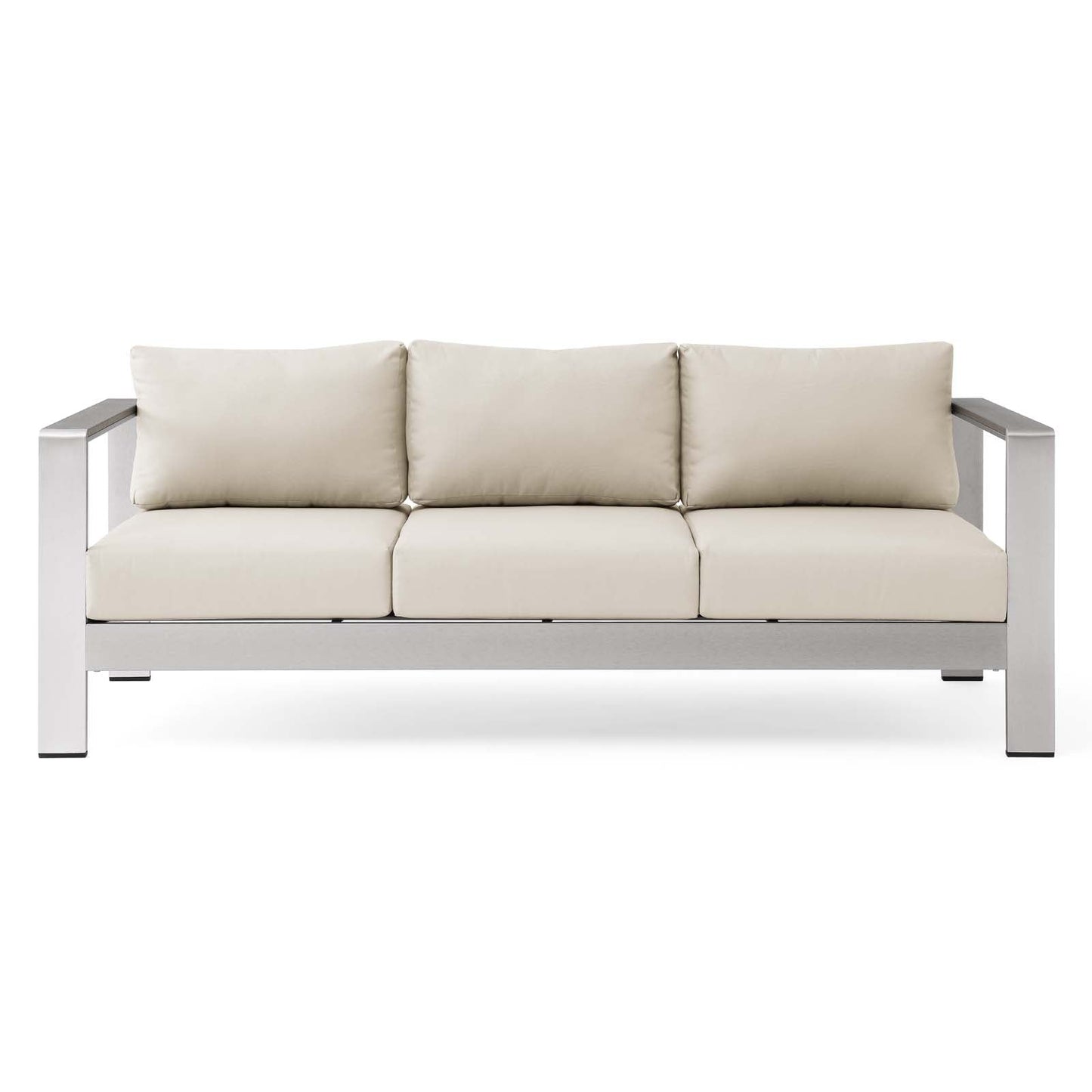 Shore Outdoor Patio Aluminum Sofa by Modway