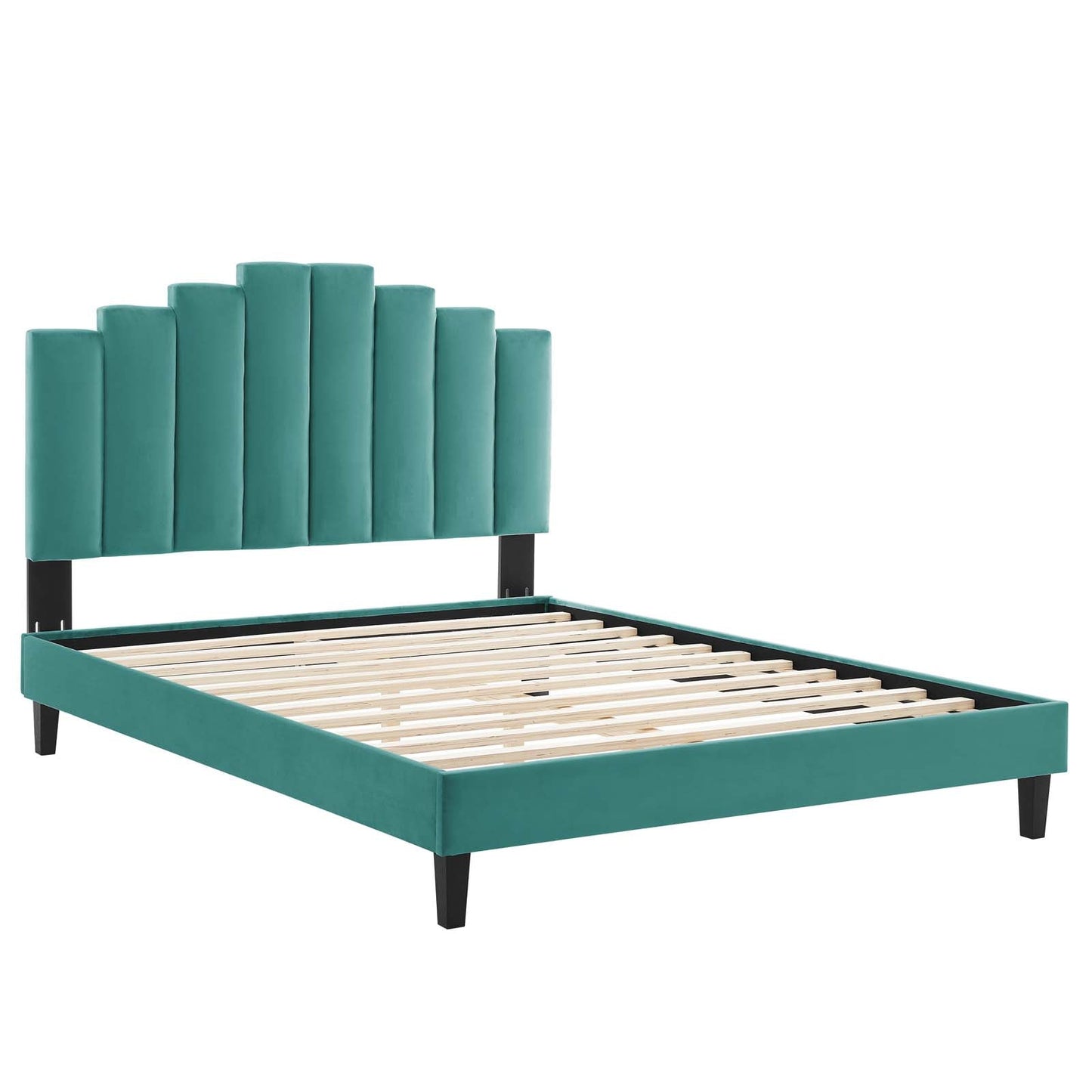 Elise Performance Velvet Twin Platform Bed by Modway