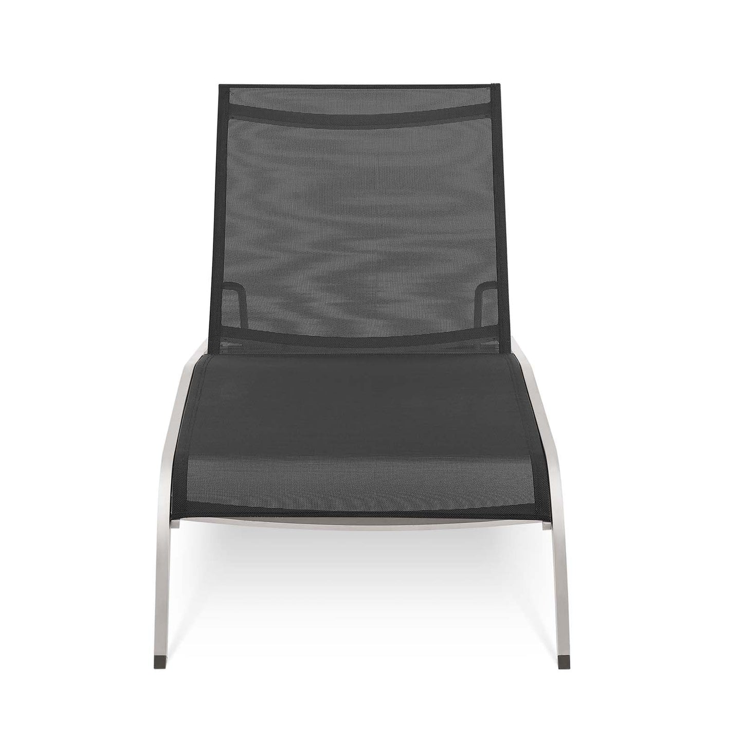 Savannah Mesh Chaise Outdoor Patio Aluminum Lounge Chair by Modway