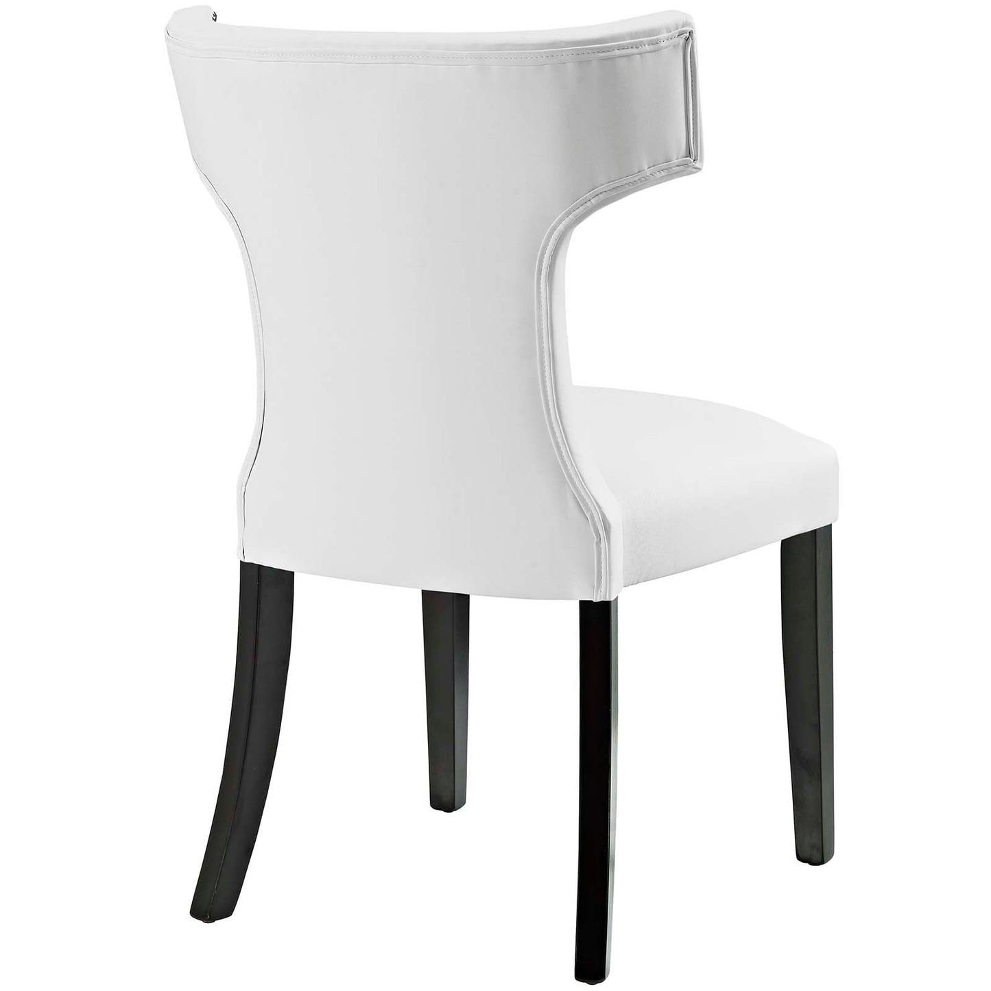 Curve Vegan Leather Dining Chair by Modway