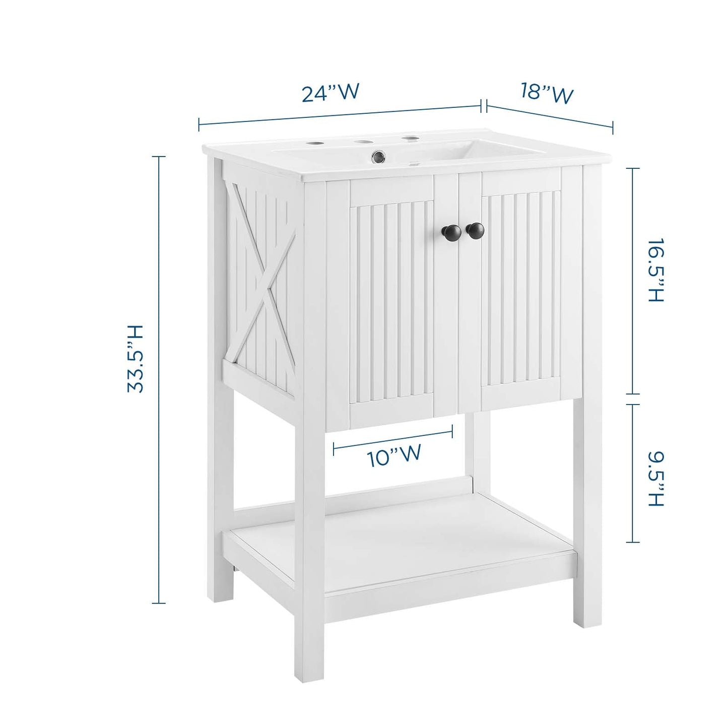 Steam 24" Bathroom Vanity by Modway