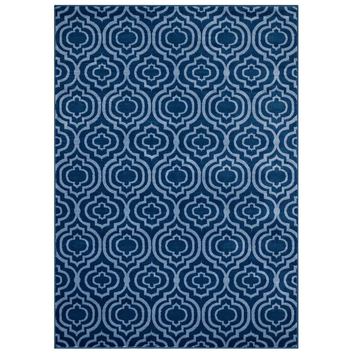 Frame Transitional Moroccan Trellis 5x8 Area Rug by Modway