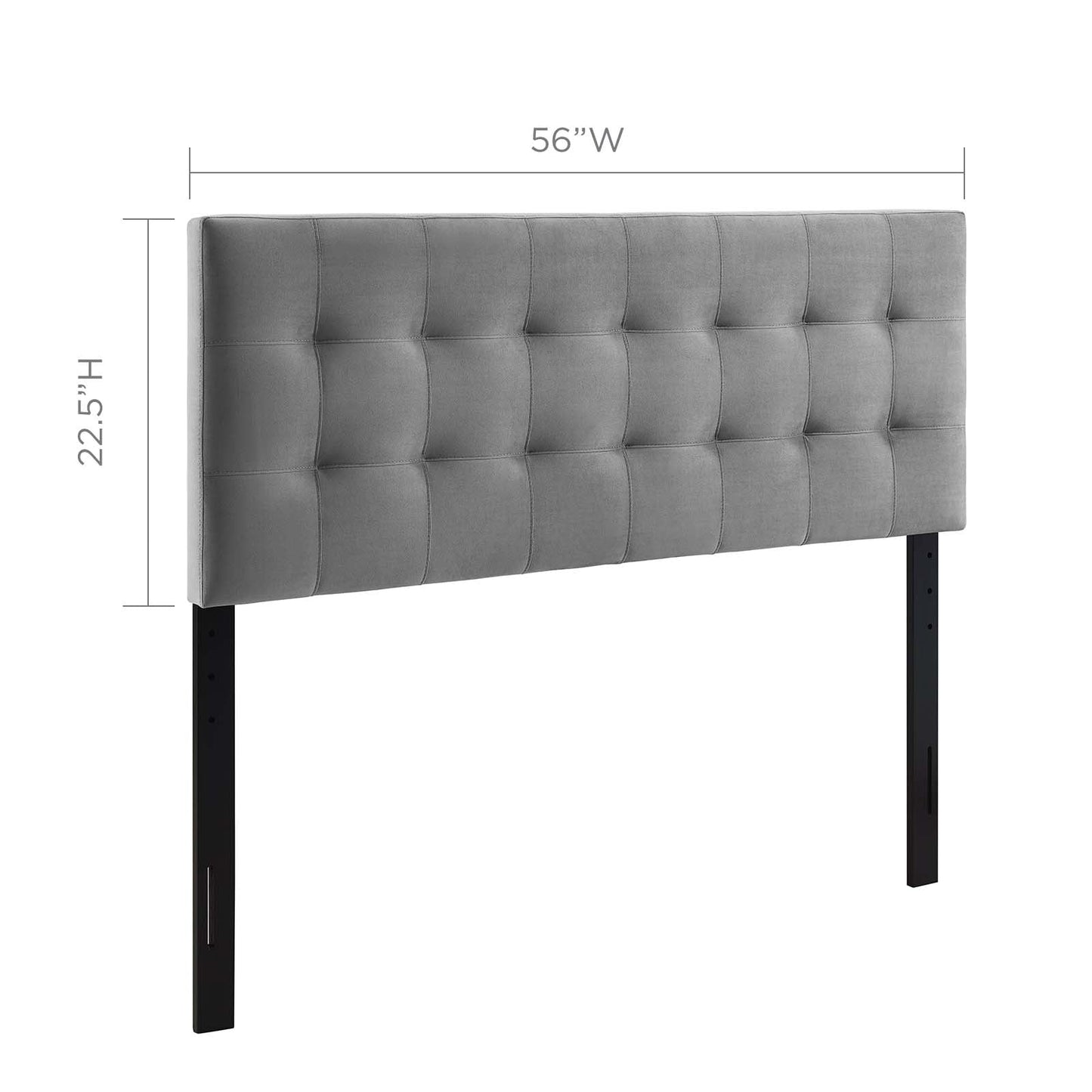 Lily Biscuit Tufted Performance Velvet Full Headboard by Modway
