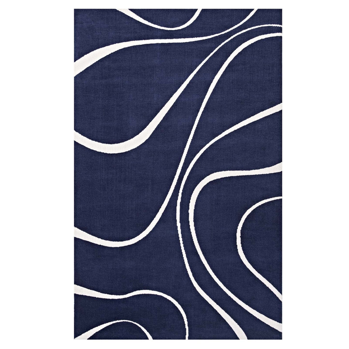 Therese Abstract Swirl 5x8 Area Rug by Modway