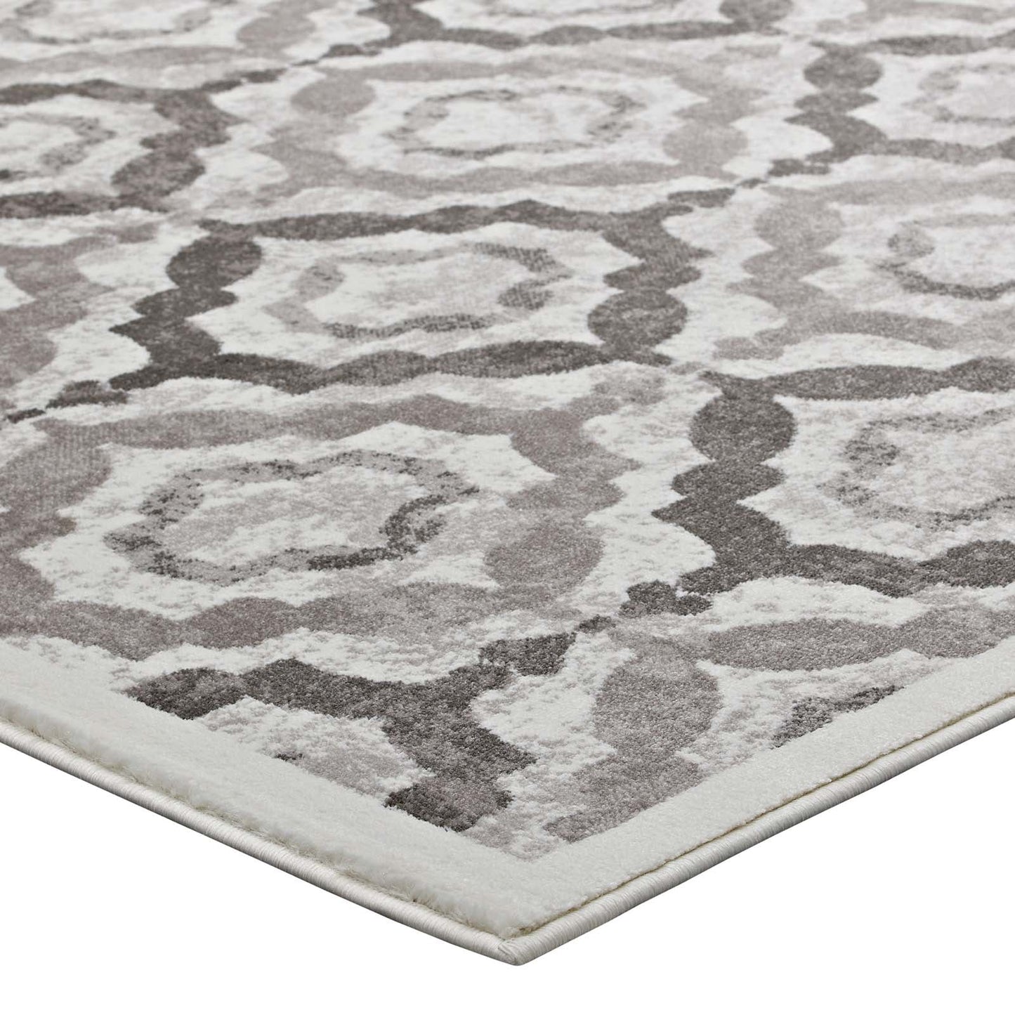 Kalinda Rustic Vintage Moroccan Trellis 5x8 Area Rug by Modway