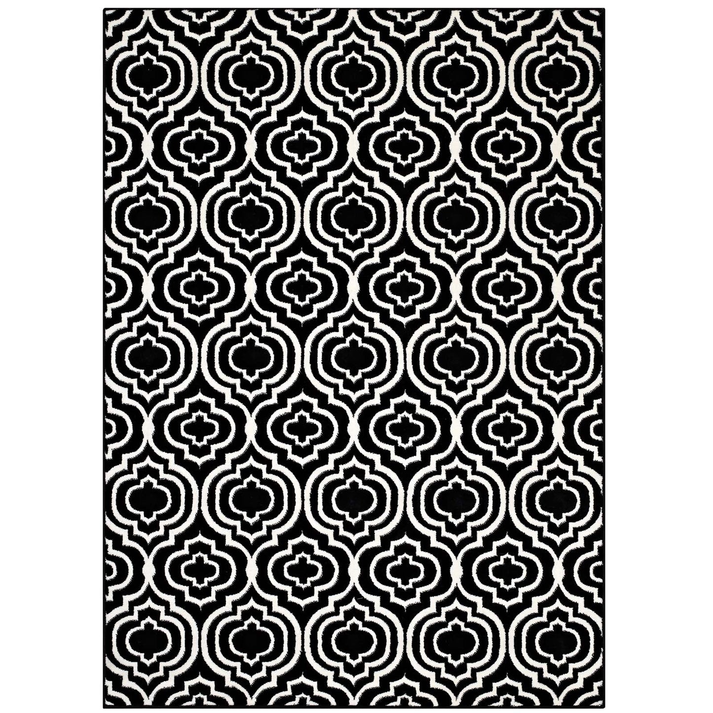 Frame Transitional Moroccan Trellis 8x10 Area Rug by Modway