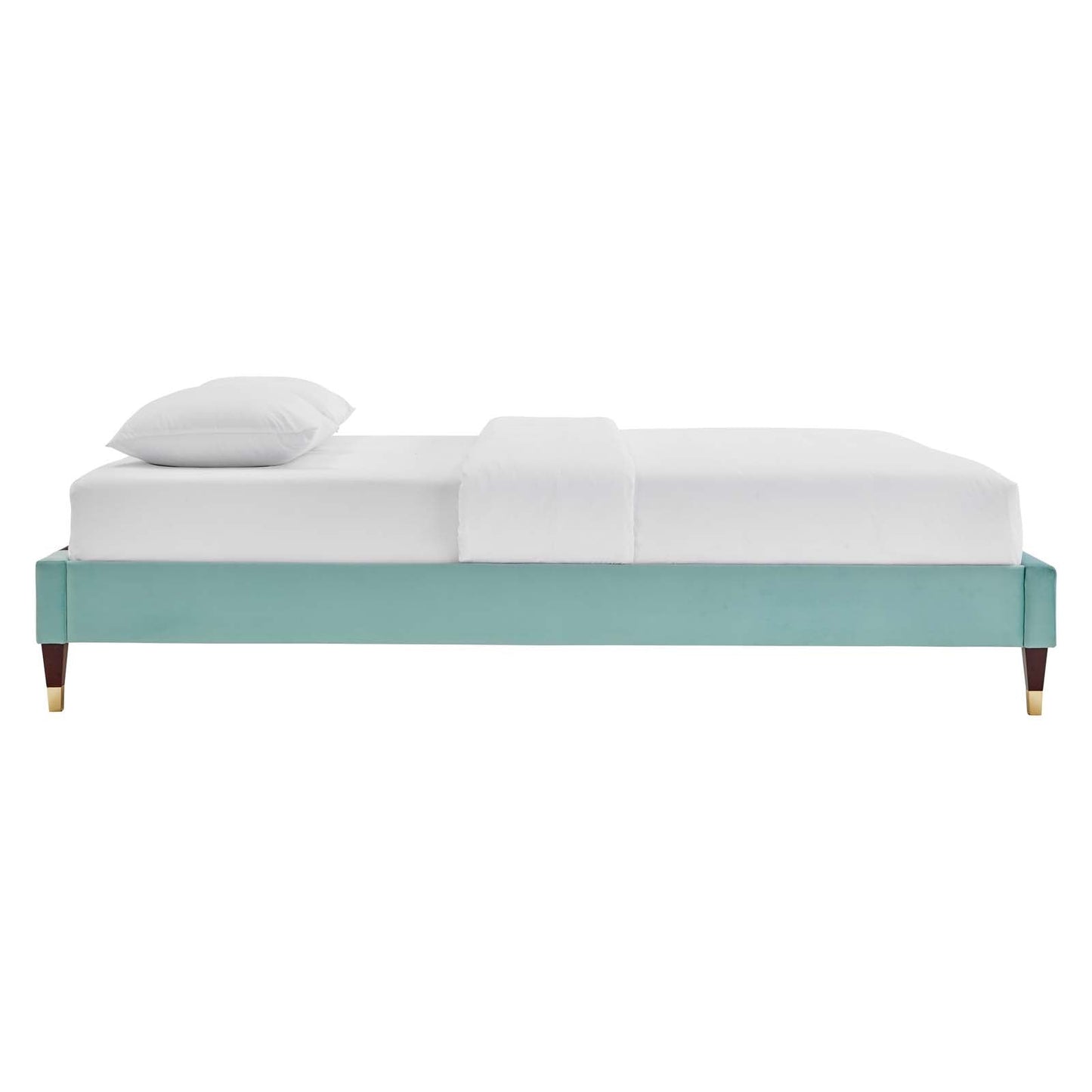 Harlow Performance Velvet Queen Platform Bed Frame by Modway