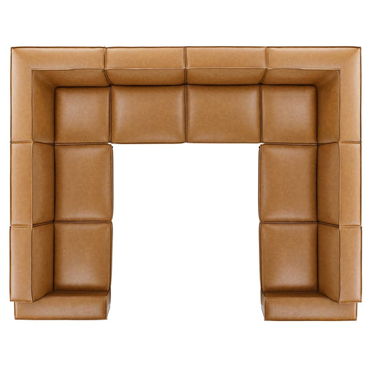Restore 8-Piece Vegan Leather Sectional Sofa by Modway
