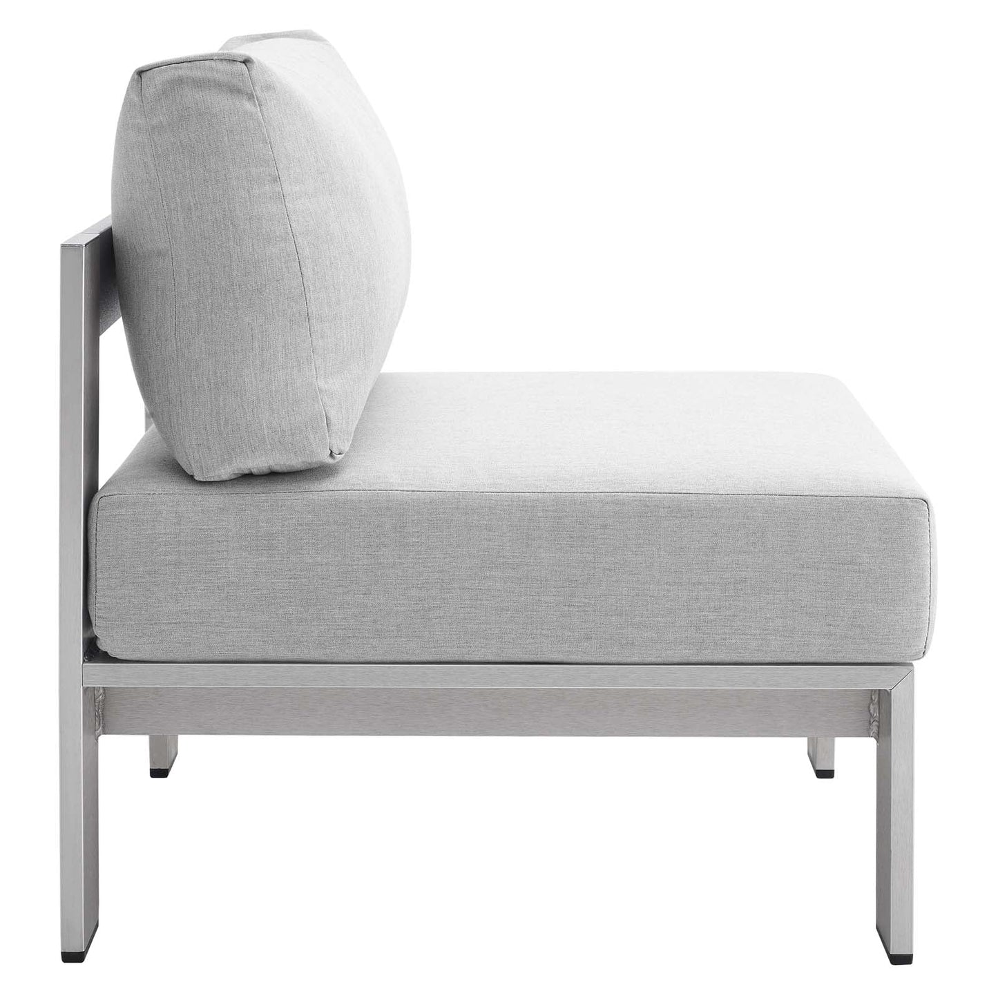 Shore 3 Piece Sunbrella¨ Fabric Outdoor Patio Aluminum Set by Modway