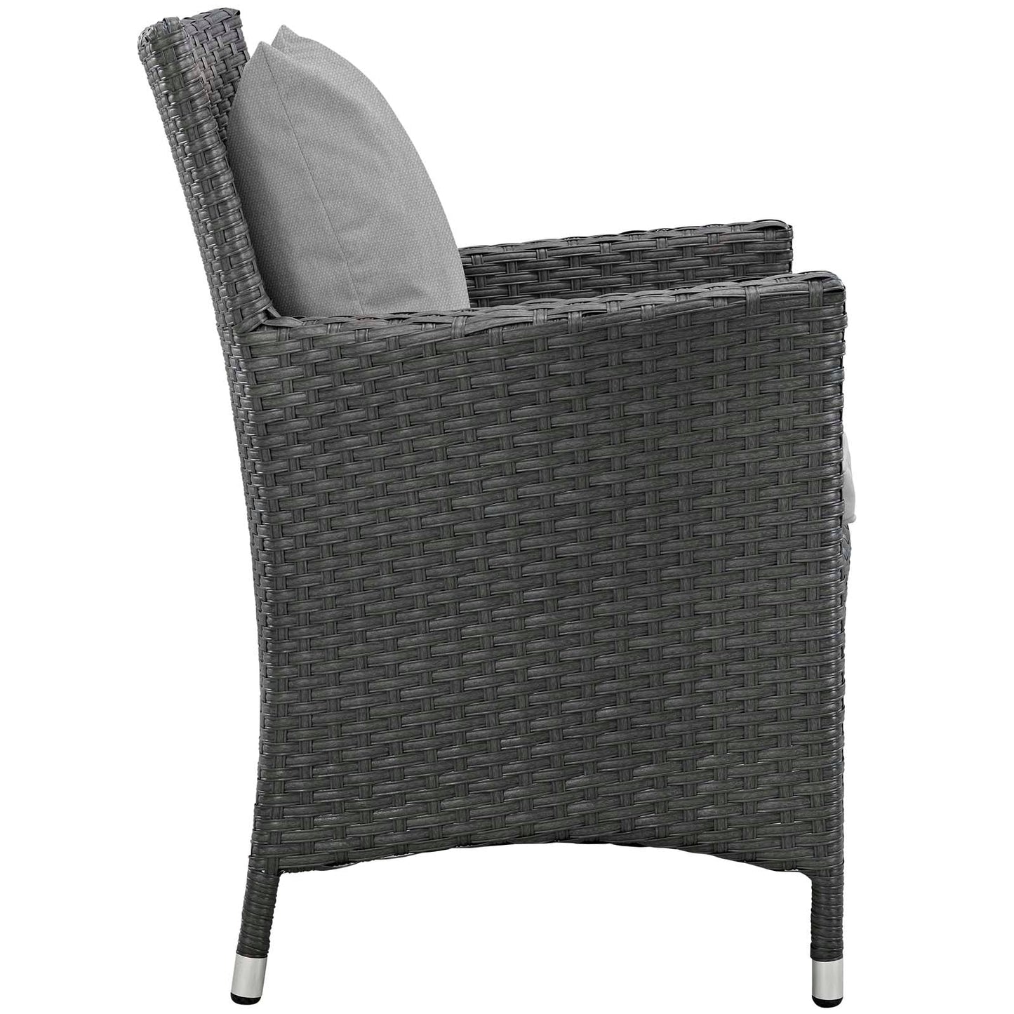 Sojourn 4 Piece Outdoor Patio Sunbrella¨ Dining Set by Modway