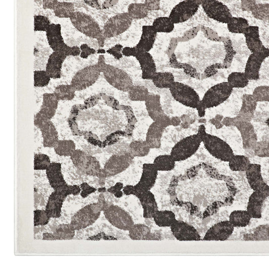 Kalinda Rustic Vintage Moroccan Trellis 8x10 Area Rug by Modway