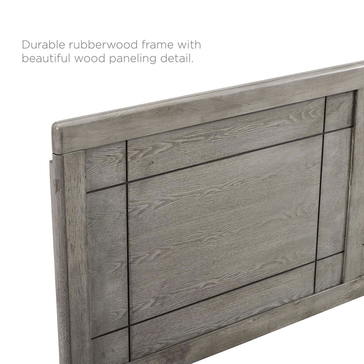 Marlee Wood King Platform Bed With Angular Frame by Modway