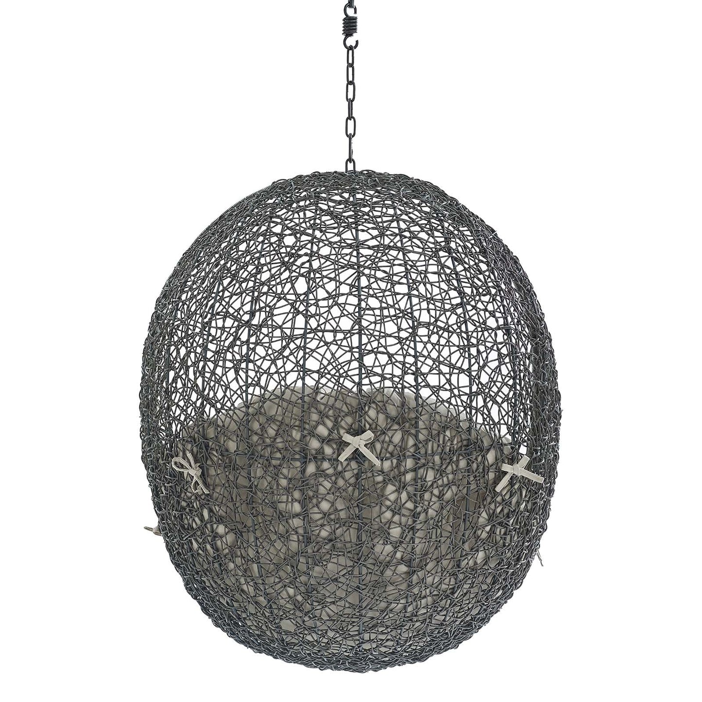 Hide Sunbrella¨ Fabric Swing Outdoor Patio Lounge Chair Without Stand by Modway