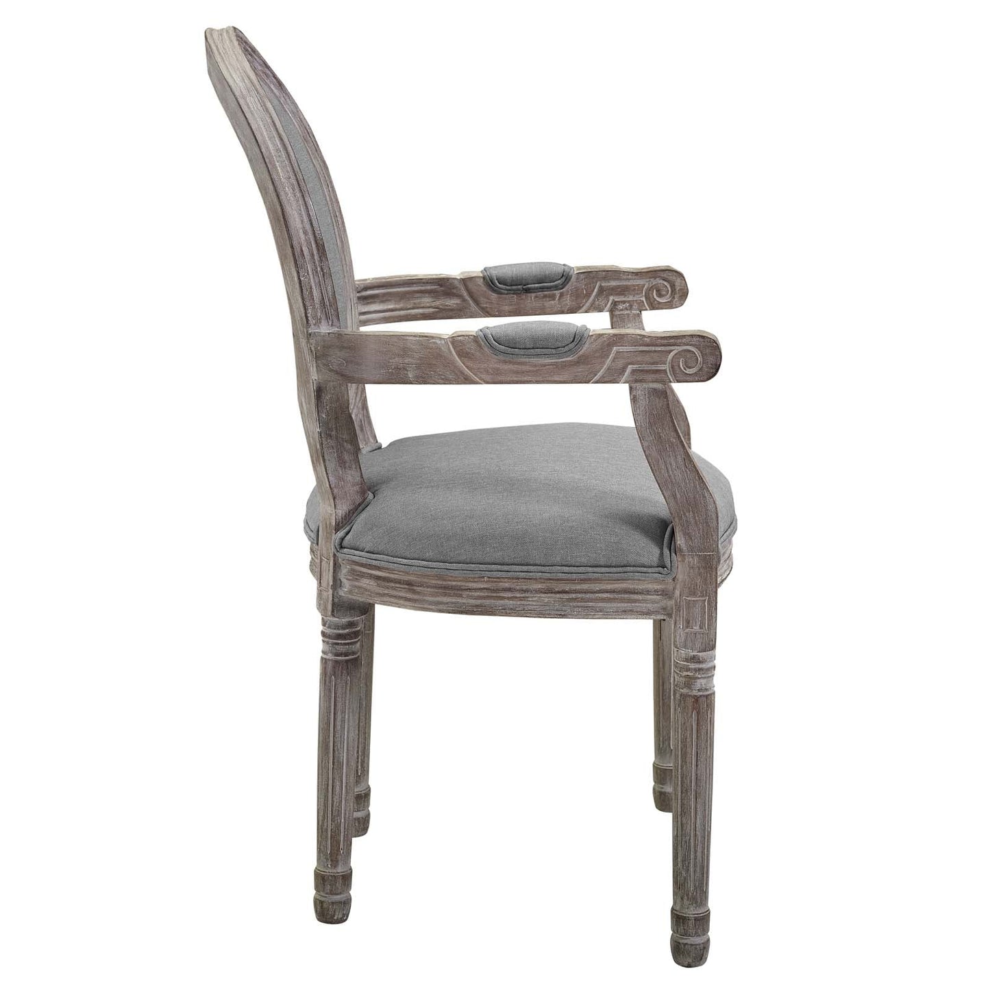 Emanate Upholstered Fabric Dining Armchair Set of 2 by Modway