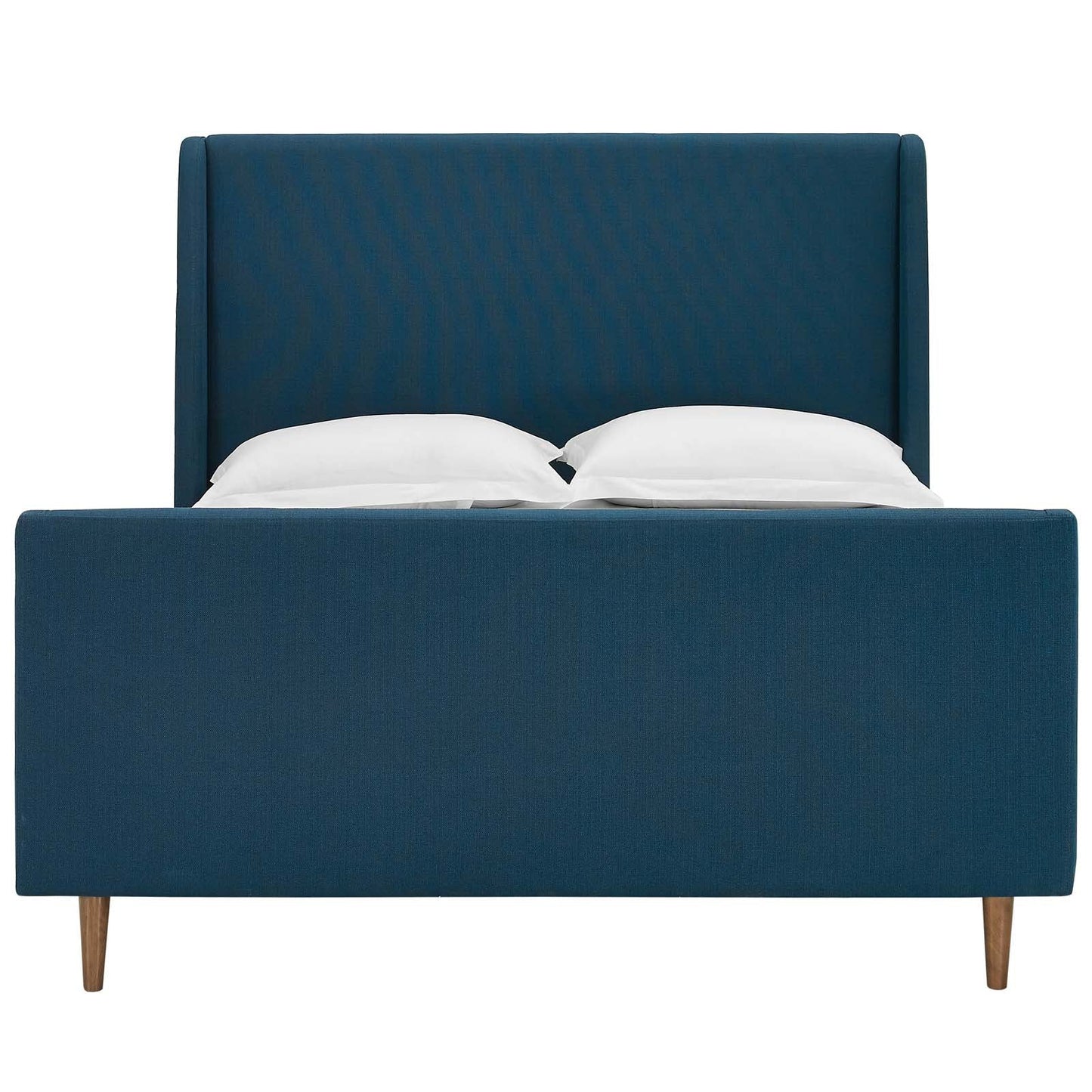 Aubree Upholstered Fabric Queen Sleigh Platform Bed by Modway