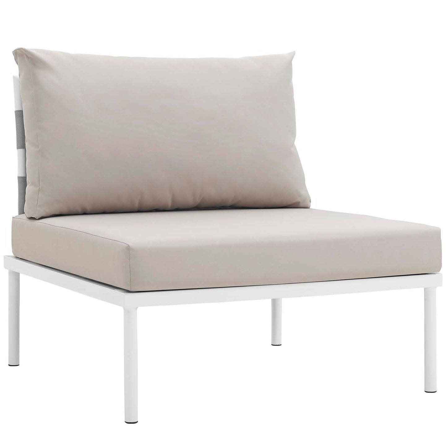 Harmony 10 Piece Outdoor Patio Aluminum Sectional Sofa Set by Modway