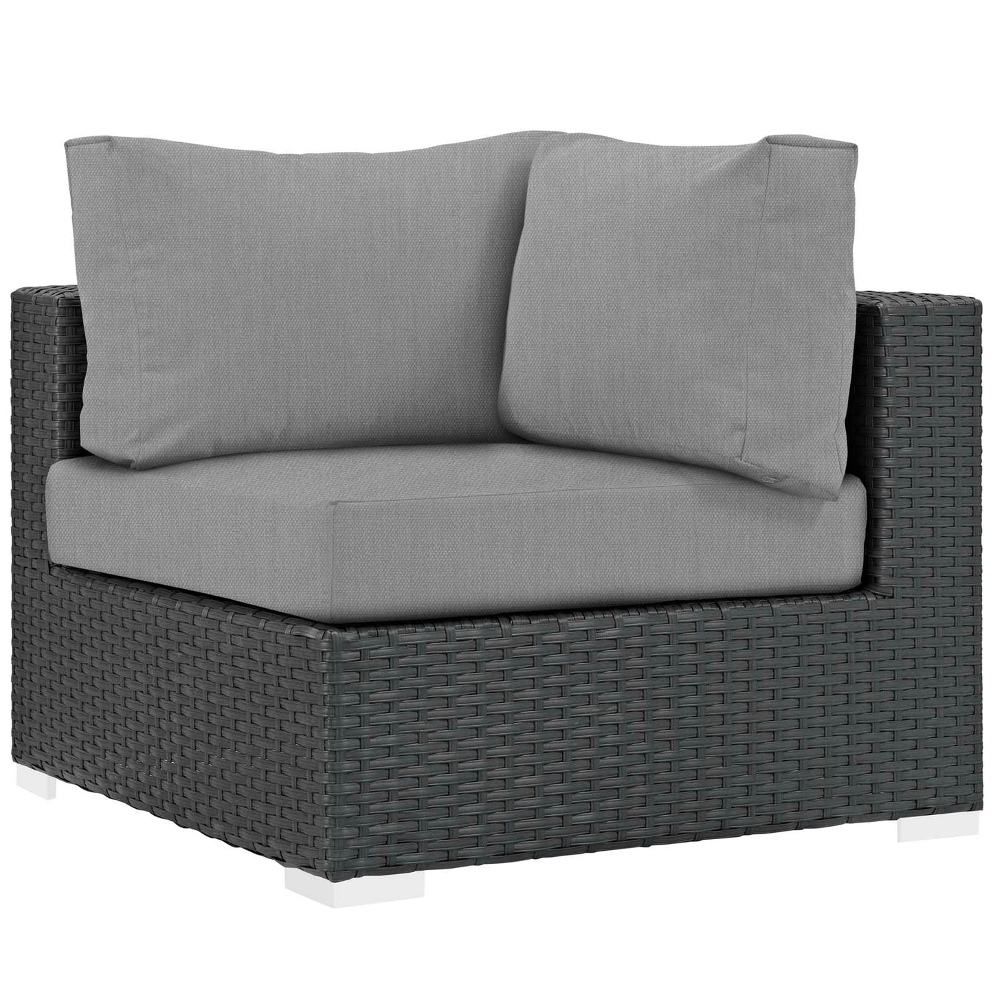 Sojourn 5 Piece Outdoor Patio Sunbrella¨ Sectional Set by Modway