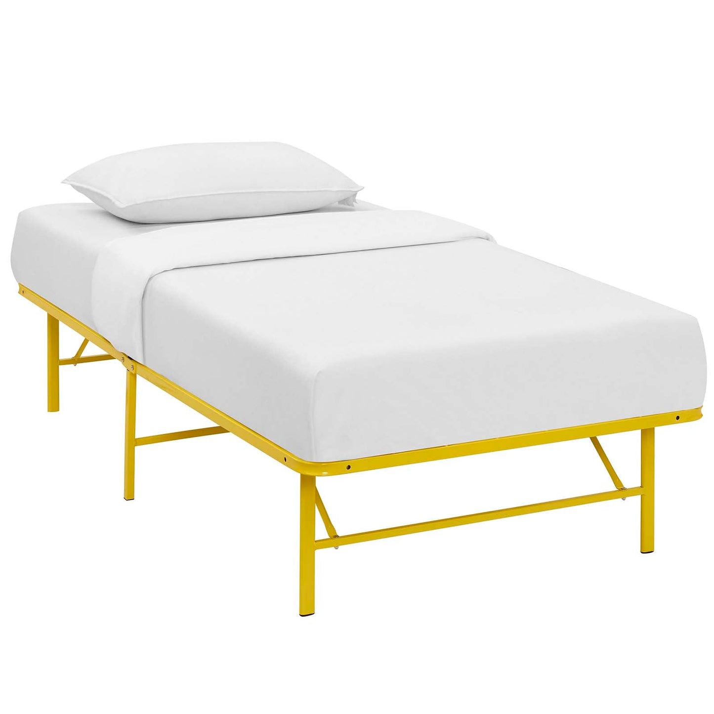 Horizon Stainless Steel Twin Bed Frame by Modway