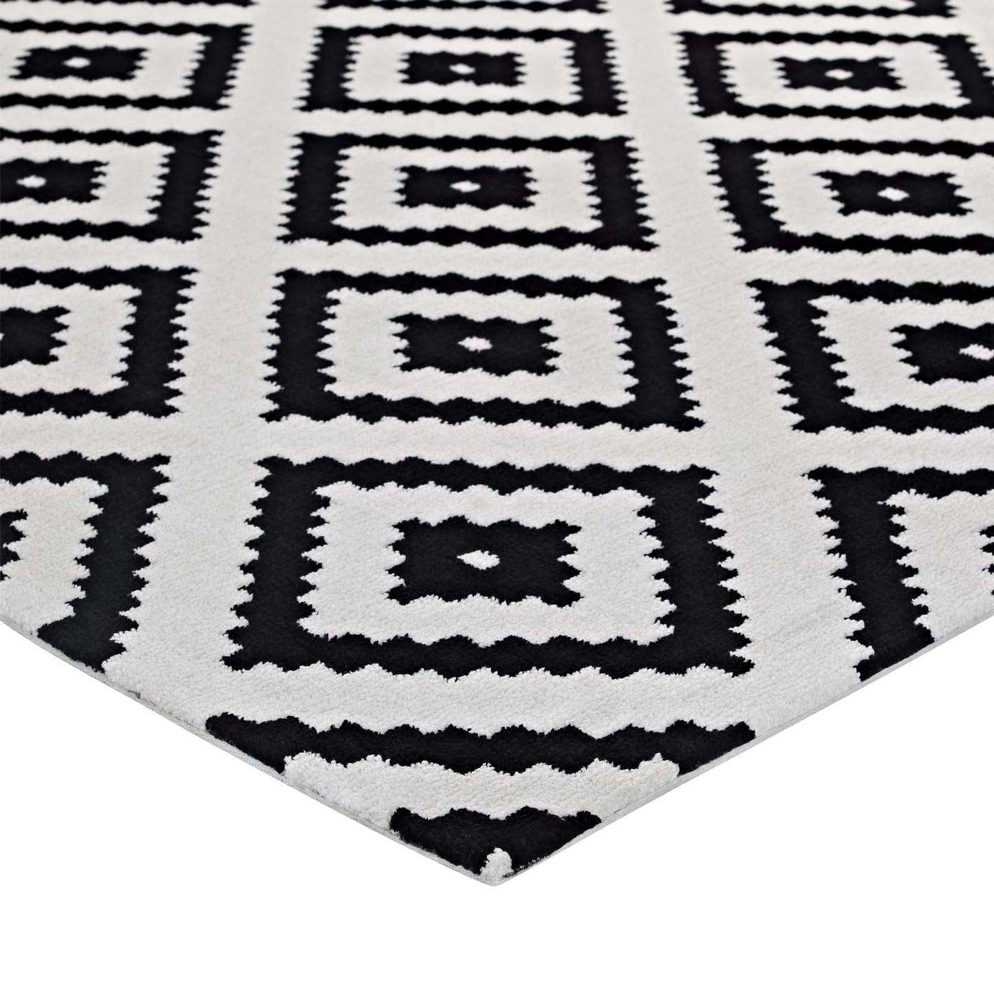Alika Abstract Diamond Trellis 5x8 Area Rug by Modway