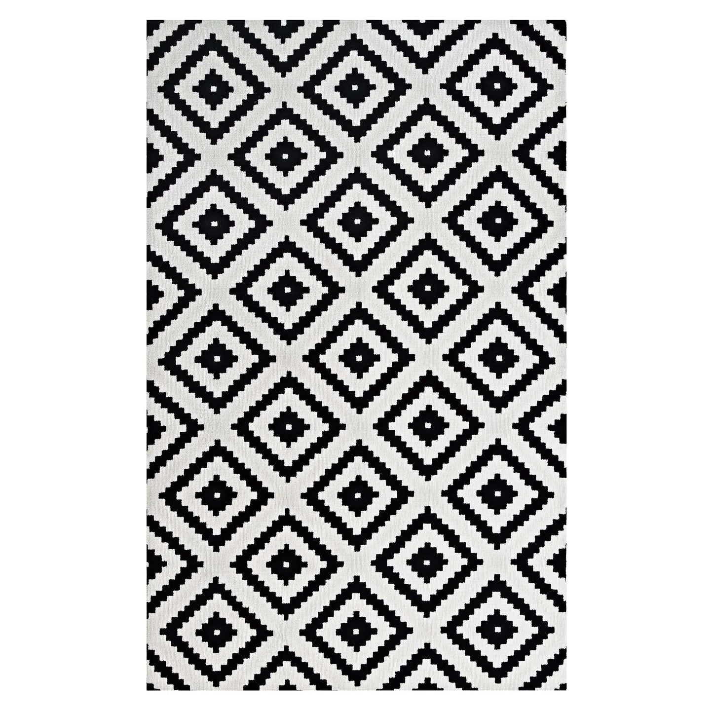 Alika Abstract Diamond Trellis 8x10 Area Rug by Modway