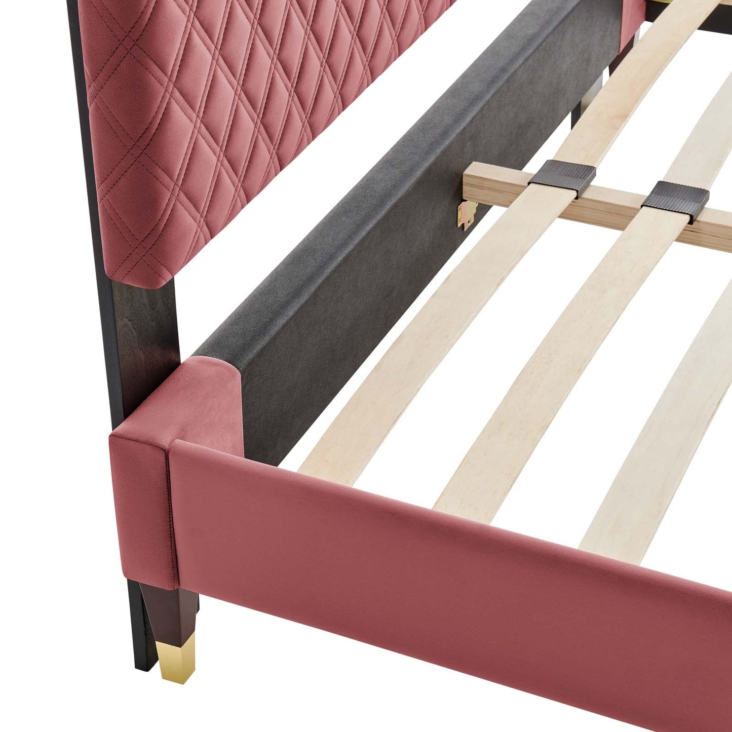 Harlow Performance Velvet King Platform Bed Frame by Modway