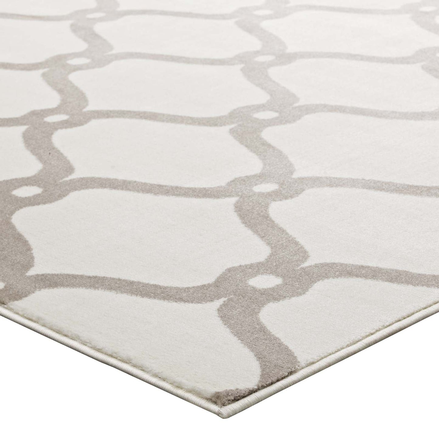 Beltara Chain Link Transitional Trellis 5x8 Area Rug by Modway