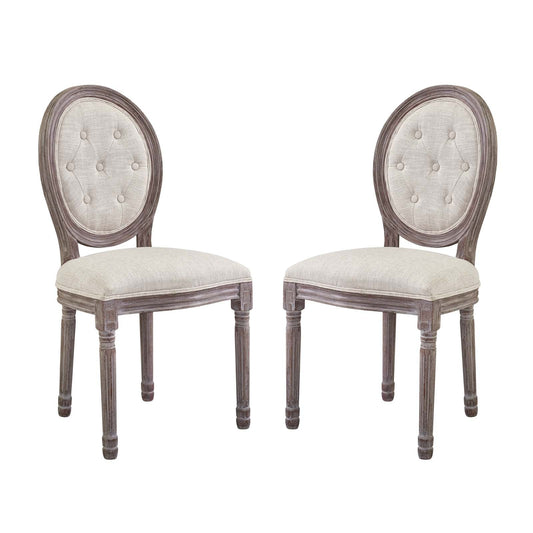 Arise Vintage French Dining Side Chair Set of 2