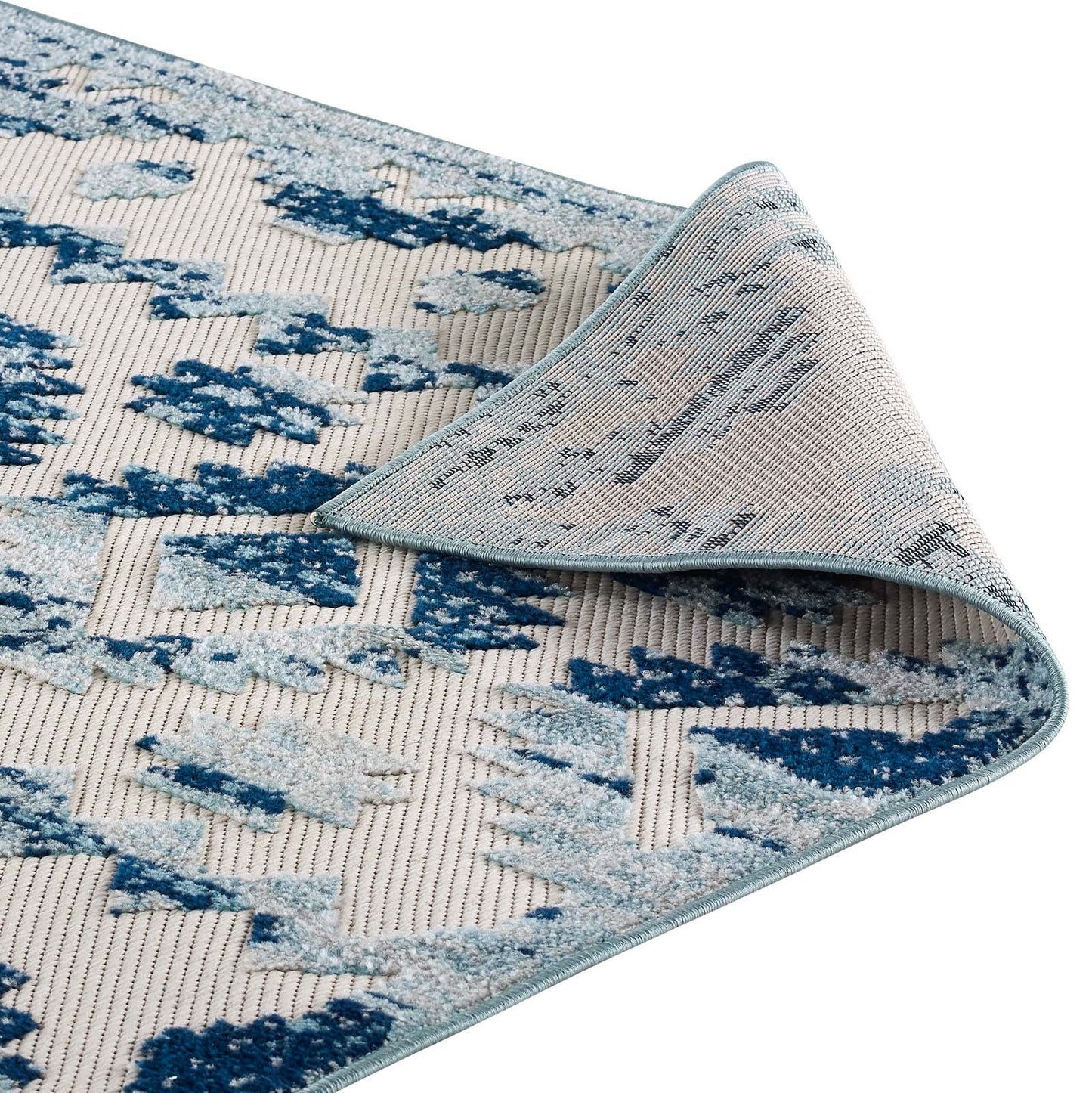 Reflect Takara Abstract Diamond Moroccan Trellis 5x8 Indoor and Outdoor Area Rug by Modway