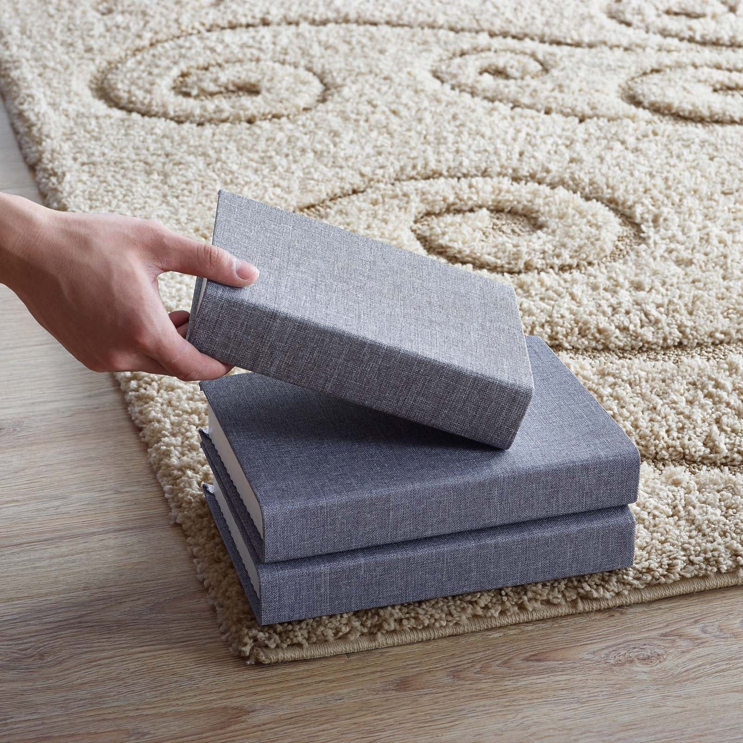 Jubilant Sprout Scrolling Vine Shag 8x10 Area Rug by Modway