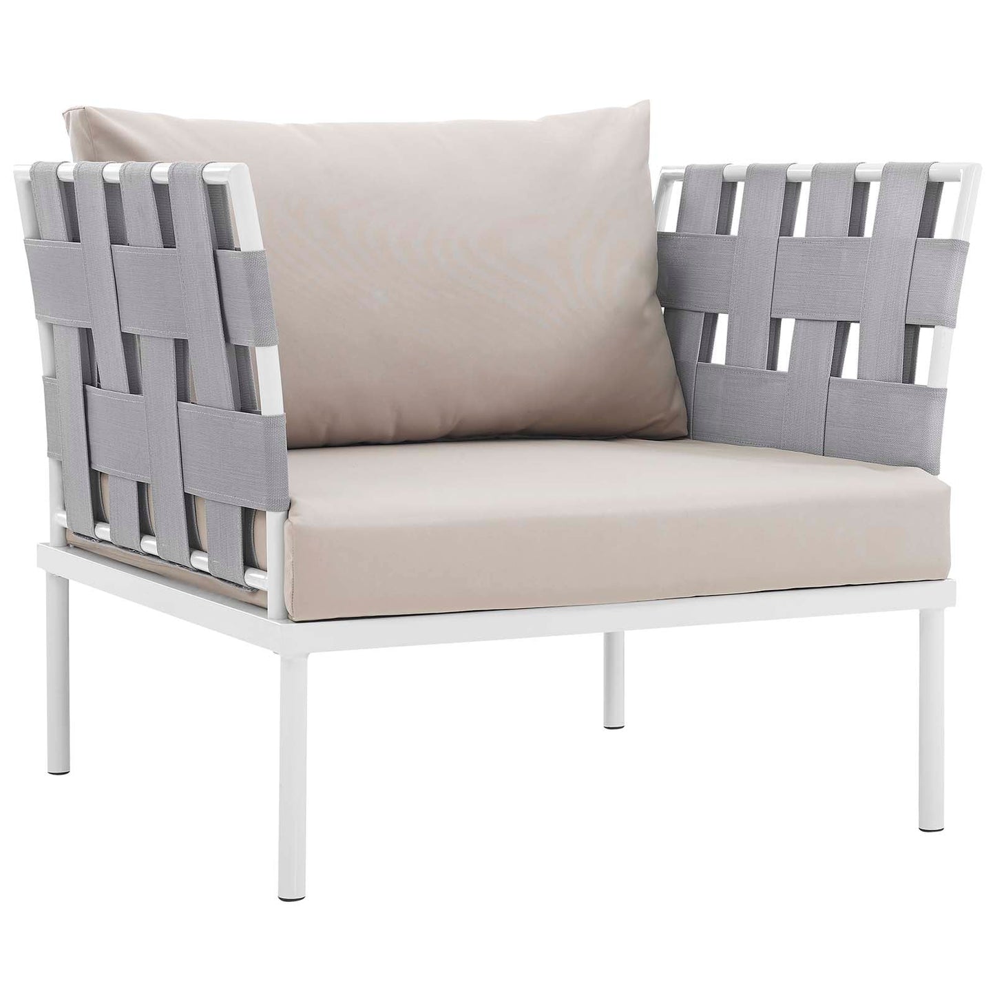 Harmony 10 Piece Outdoor Patio Aluminum Sectional Sofa Set by Modway