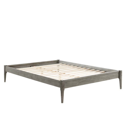 June Wood Full Platform Bed Frame by Modway
