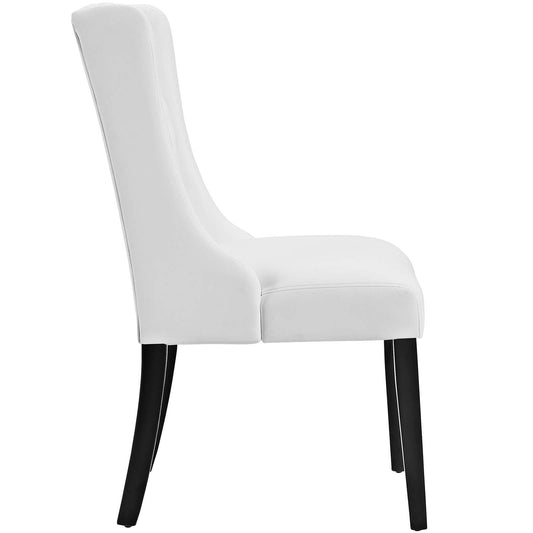 Baronet Button Tufted Vegan Leather Dining Chair by Modway