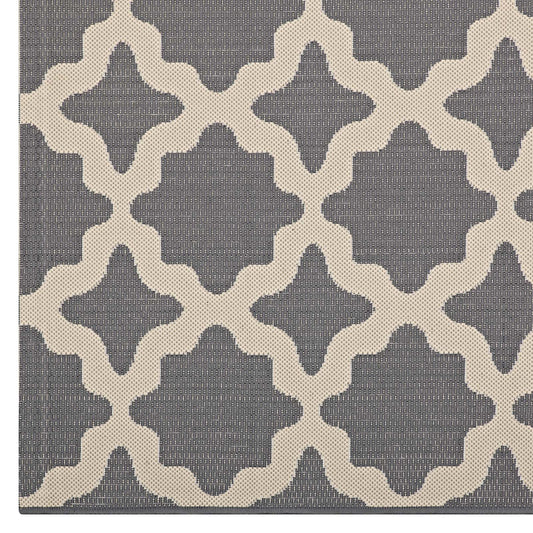 Cerelia Moroccan Trellis Indoor and Outdoor 5x8 Area Rug by Modway