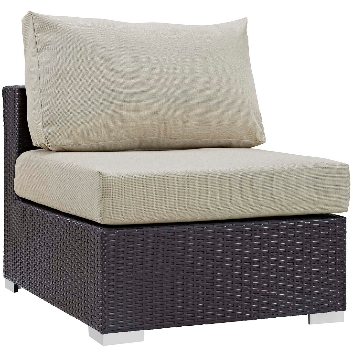 Convene 5 Piece Set Outdoor Patio with Fire Pit by Modway