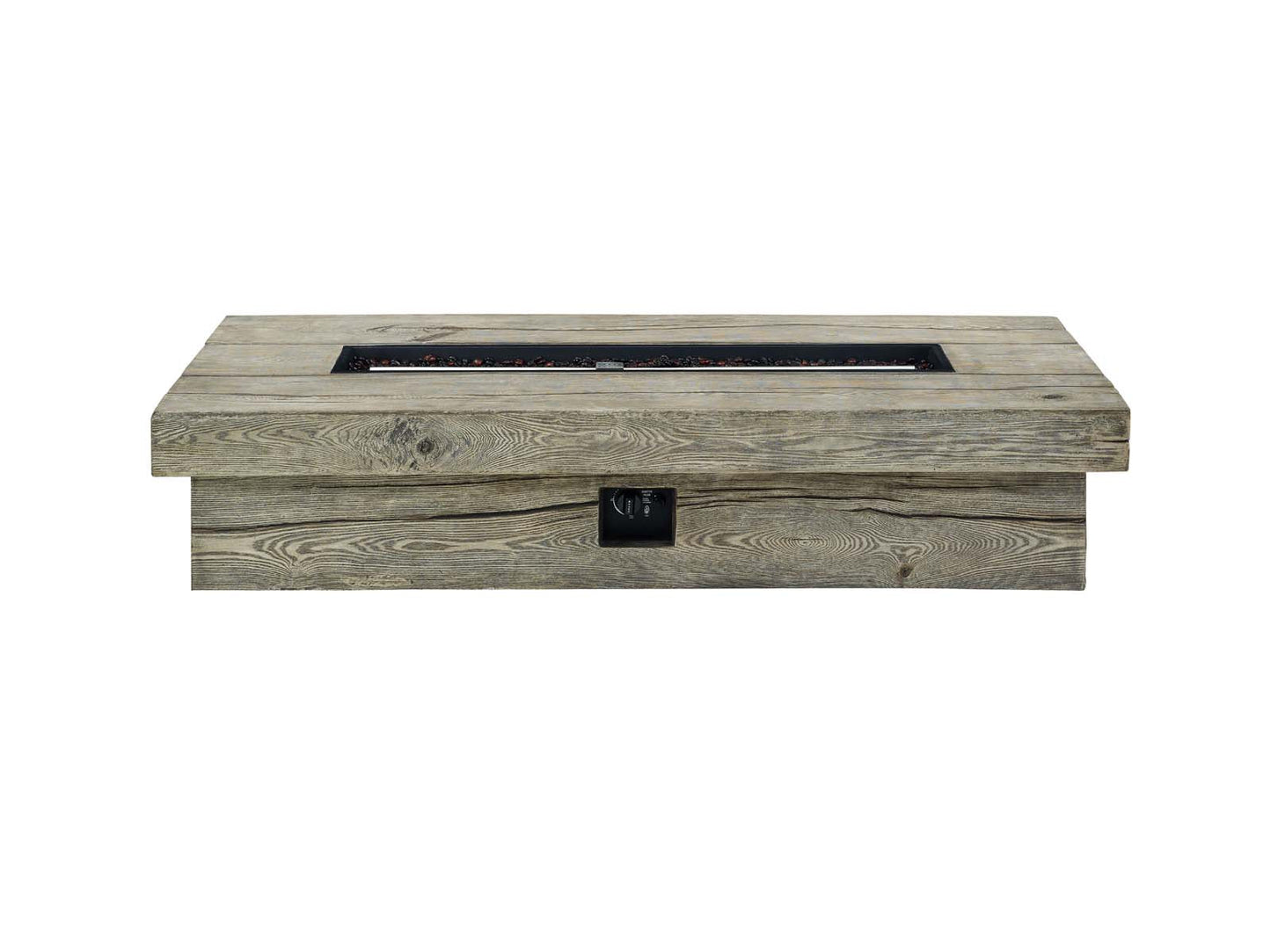 Manteo 70" Rectangular Outdoor Patio Fire Pit Table by Modway