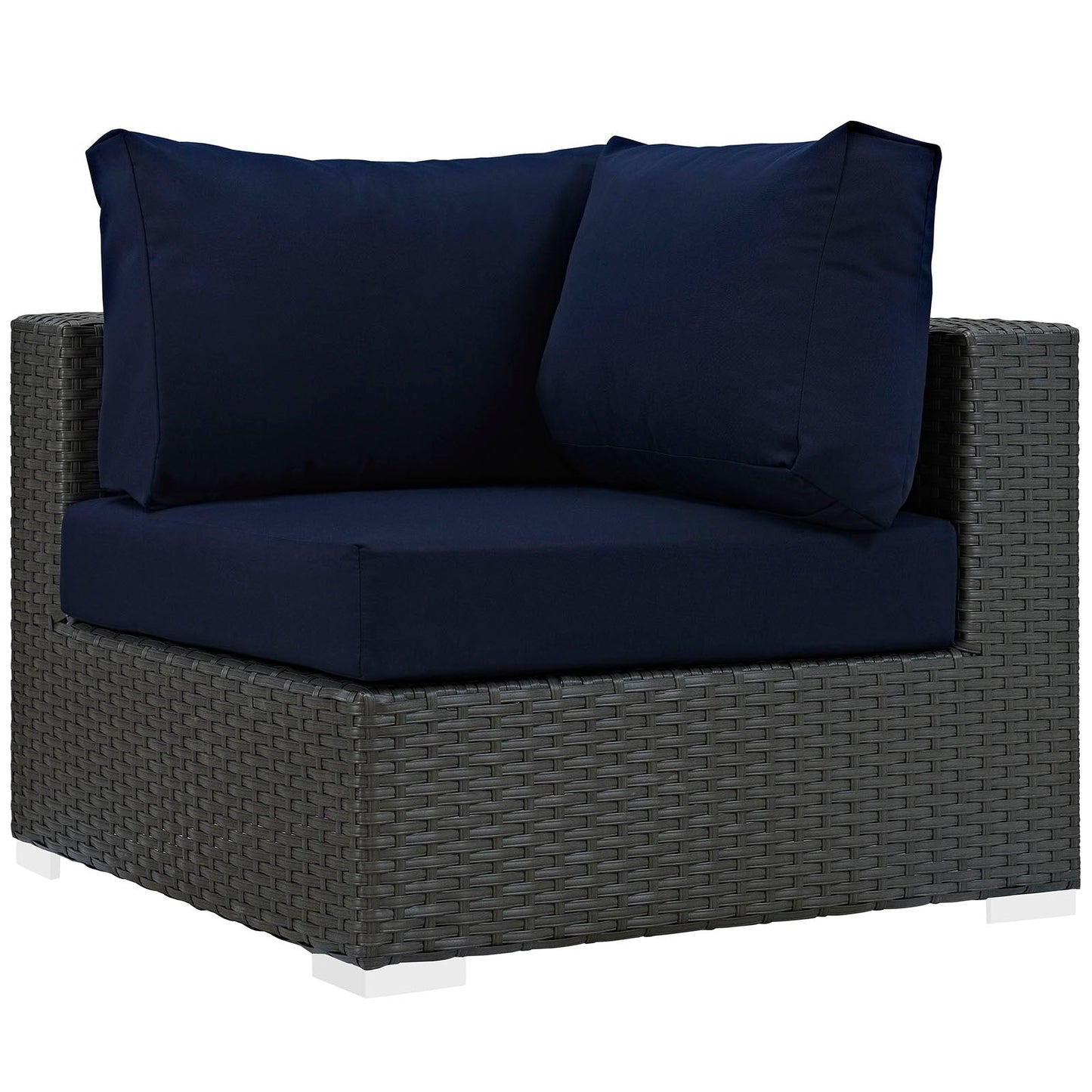 Sojourn 5 Piece Outdoor Patio Sunbrella¨ Sectional Set by Modway