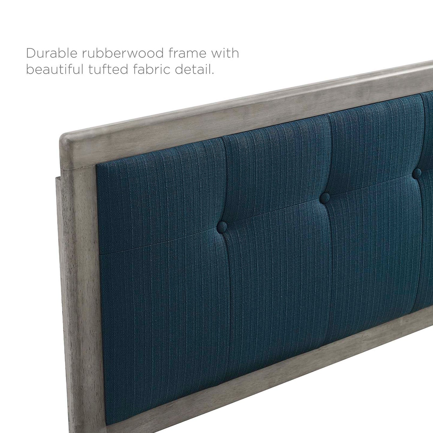 Willow Wood Queen Platform Bed With Angular Frame by Modway