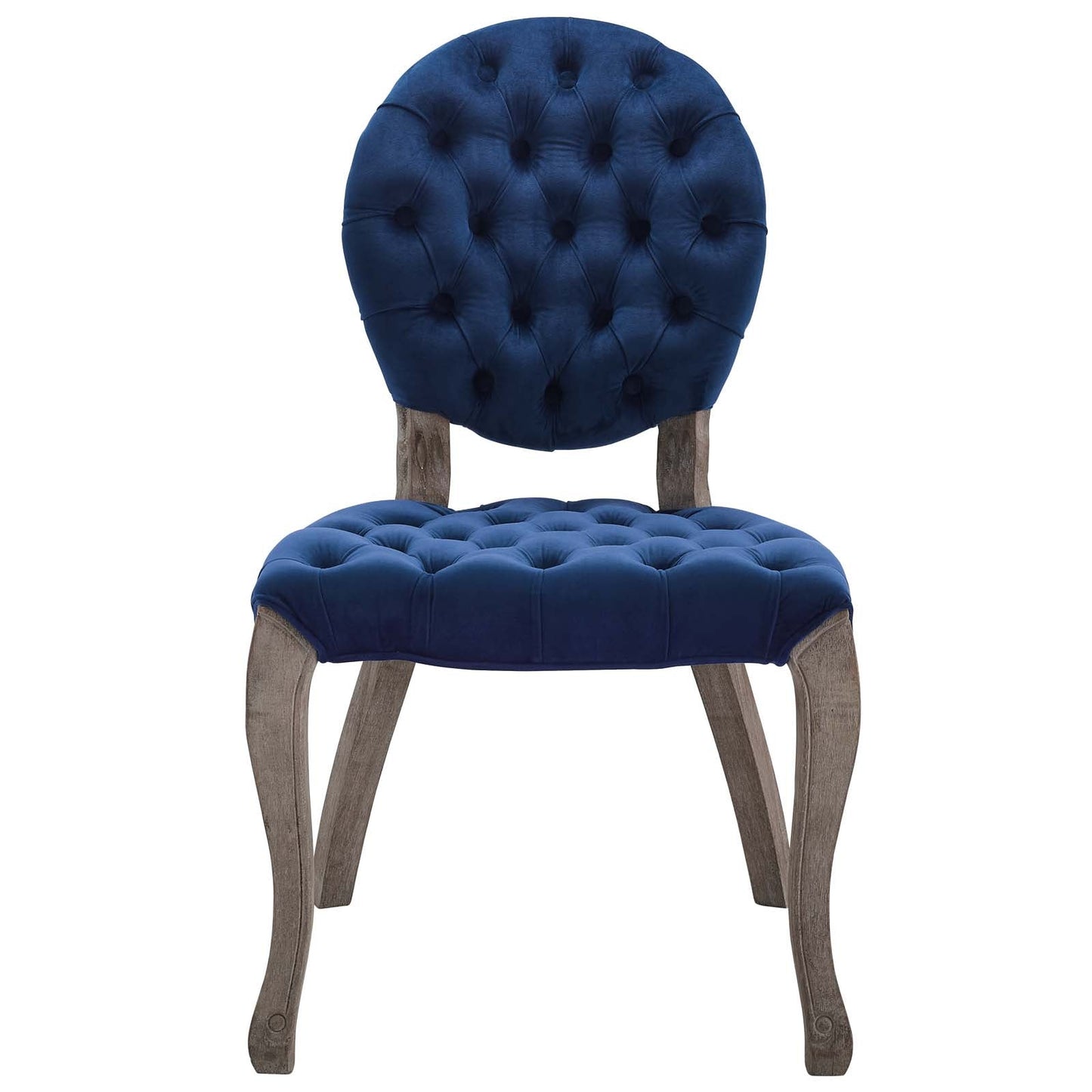 Exhibit French Vintage Dining Performance Velvet Side Chair by Modway