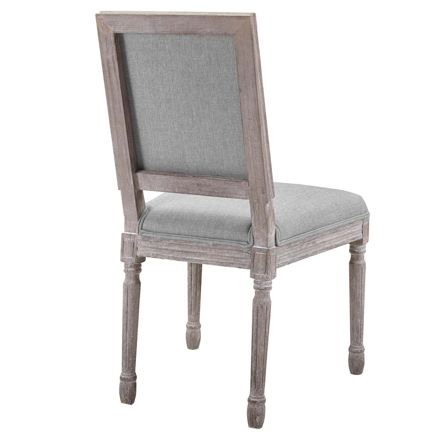 Court Upholstered Fabric Dining Side Chair Set of 2 by Modway