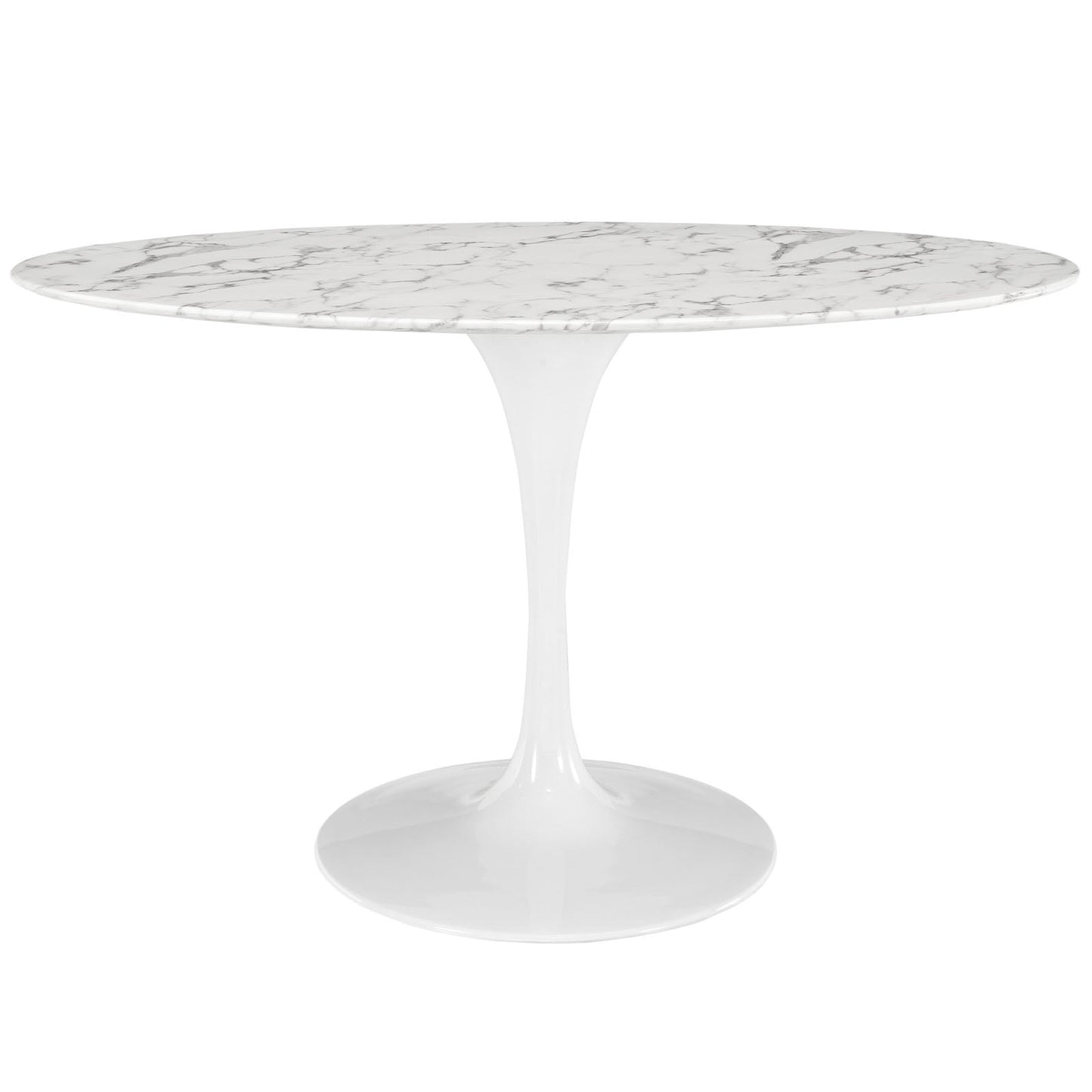 Lippa 54" Oval Faux Marble Dining Table by Modway