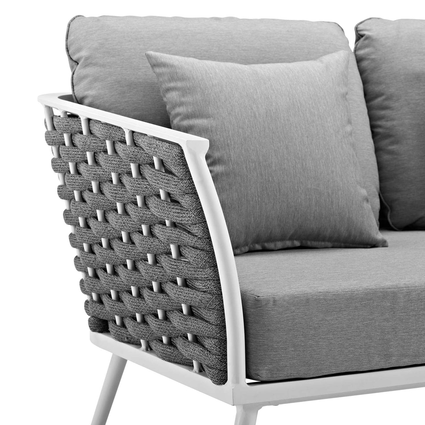 Stance Outdoor Patio Aluminum Sofa by Modway
