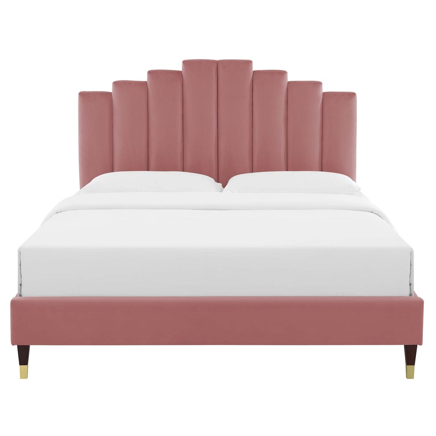 Elise Performance Velvet Twin Platform Bed by Modway