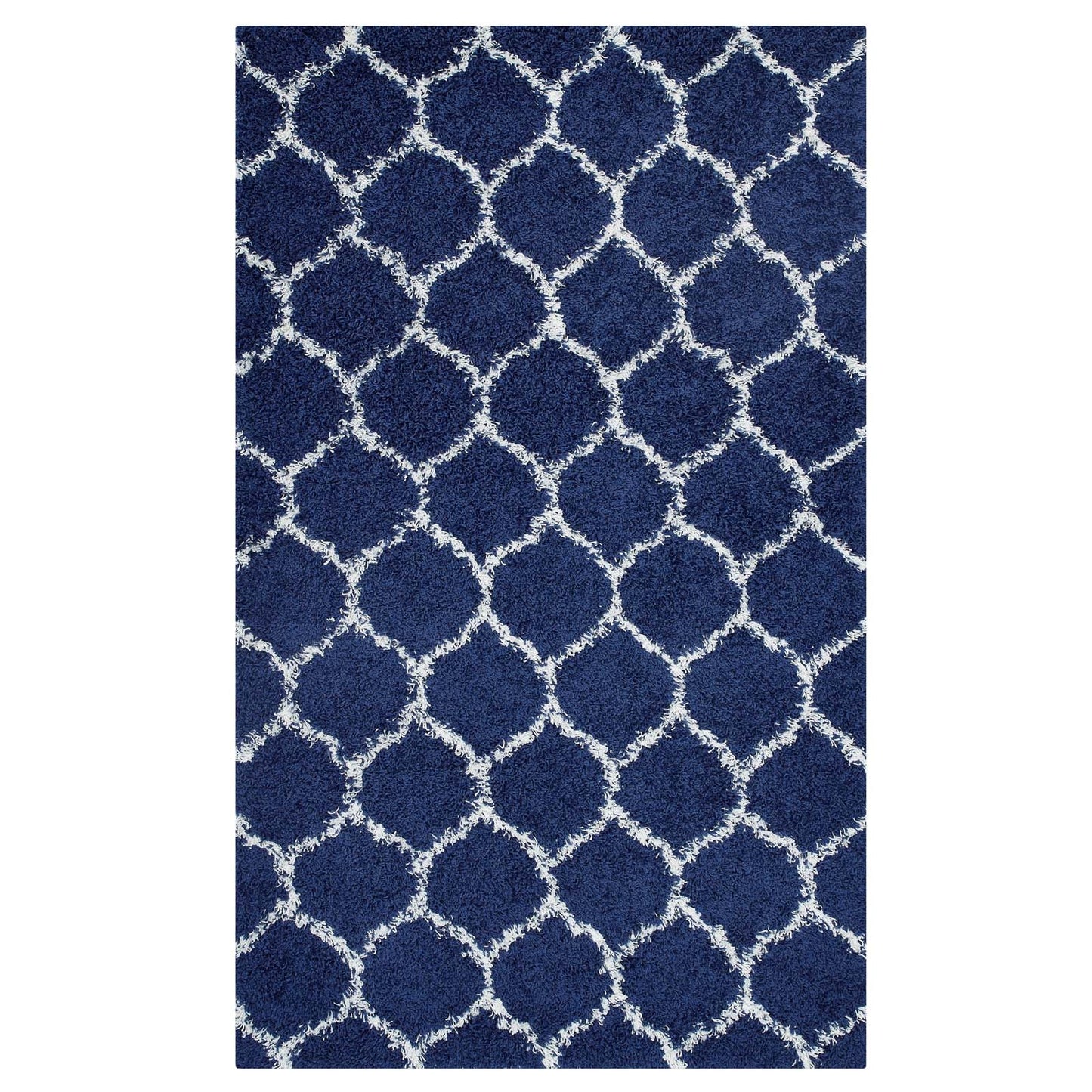 Solvea Moroccan Trellis 5x8 Shag Area Rug by Modway