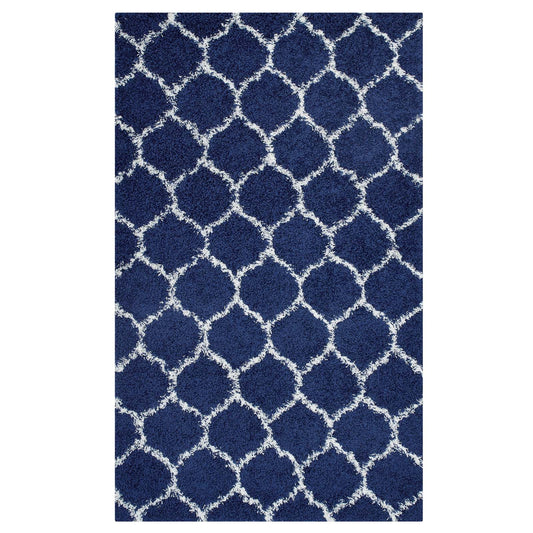 Solvea Moroccan Trellis 5x8 Shag Area Rug by Modway