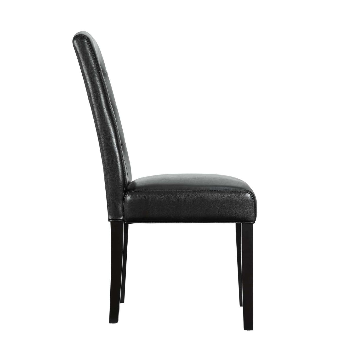 Perdure Vinyl Dining Chairs Set of 4 by Modway