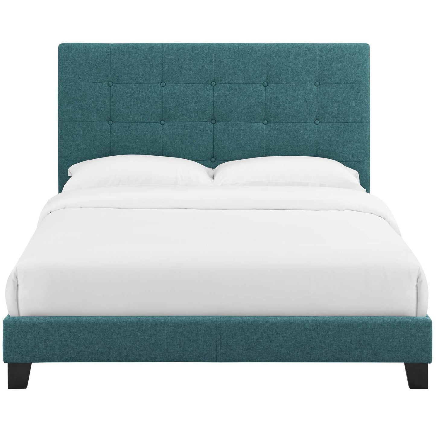 Melanie Tufted Button Upholstered Fabric Queen Platform Bed by Modway
