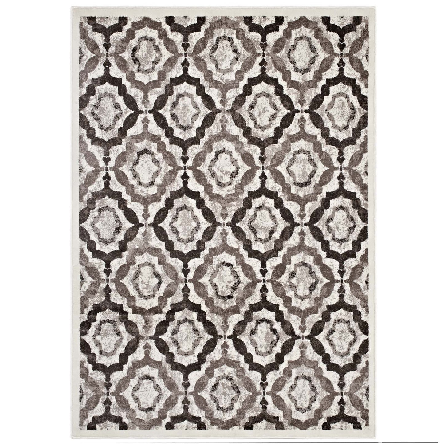 Kalinda Rustic Vintage Moroccan Trellis 8x10 Area Rug by Modway