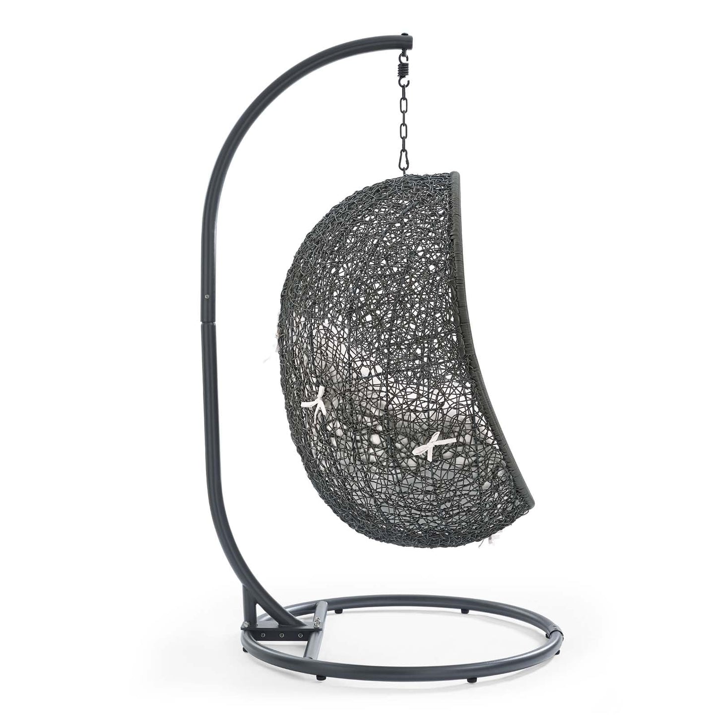 Hide Outdoor Patio Sunbrella¨ Swing Chair With Stand by Modway